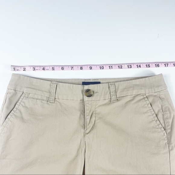 American Eagle Khaki Bermuda Stretch Shorts - Picture 10 of 10